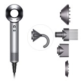 Фен Dyson Supersonic HD07 (белый) с 5 насадками